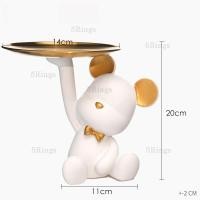 ราคา การตก แต่งบ้าน ตุ๊กตาหมีถือถาดอเนกประสงค์ ของแต่งบ้านมินิมอล ของขวัญขึ้นบ้านใหม่ ของขวัญวันเกิด ของขวัญปีใหม่ (20401600797)