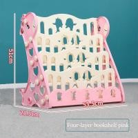 ราคา ขายร้อน ชั้นวางหนังสือเด็ก โชว์ปก ชั้นหนังสือเด็ก ชั้นวางหนังสือ 3 ชั้น4 ชั้นชั้นวางหนังสือการ์ตูนยีราฟพร้อมที่เก็บของ (20074107394)