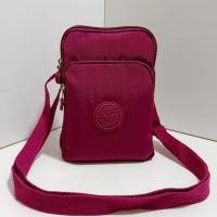 ราคา กระเป๋าผ้ากระเป๋าสะพายข้าง7 5นิ้วขนาด19x13x3cm สูง กว้าง หนา แบบทรงตั้งมี3ช่องซิปใส่กระเป๋าสตางค์ใบกล่างได้ใส่มือถือ7นิ้วได้ (19890429093)