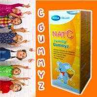 ราคา NAT C Yummy Gummyz 25X2S วิตามินซี เยลลี่ สำหรับเด็ก 2770 (5487704112)