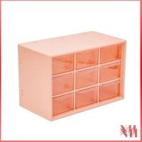 ราคา แถมฟรี สติกเกอร์ ปลีก ส่ง B43 กล่องลิ้นชัก 6ช่อง 9 ช่อง กล่องสำหรับจัดเก็บ เก็บอุปกรณ์ กล่องเก็บเครื่องสำอาง (7206434656)