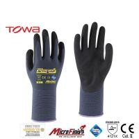 ราคา ถุงมือถักเคลือบไนไตร TOWA รุ่น ActivGrip Advance 581 สัมผัสน้ำมัน กันลื่น งานDIY (9013688164)