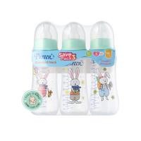 ราคา Pureen ขวดนมเพียวรีนแพ็คสุดคุ้ม ทรงโค้ง 8oz แพ็ค 3 พร้อมจุกนมไซร์ M (21243907111)