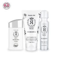 ราคา SET BEAUTY IDOL BEAUTY IDOL DONKEY MILK บิวตี้ ไอดอล ชุดบำรุงผิวหน้าน้ำนมลา โฟม เซรั่ม กันแดด รวม 3 ชิ้น (9577151103)