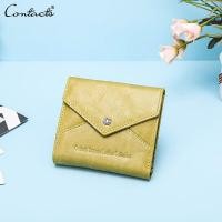 ราคา CONTACTS ของแท้กระเป๋าสตางค์หนังผู้หญิงสั้น Rfid ผู้หญิงกระเป๋าสตางค์ซิปกระเป๋าสตางค์ผู้หญิงกระเป๋าเหรียญหนัง (20237949821)