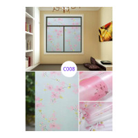 ราคา ฟิล์มติดกระจก สติ๊กเกอร์ติดกระจก กว้าง90cm ยาว100cm 200cm Window Film ติดหน้าต่าง ประตู มีกาวในตัว (10196376343)