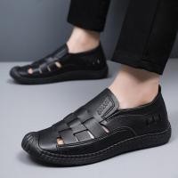 ราคา รองเท้า tods ของผู้ชาย รองเท้าหนัง ฤดูร้อนปี 2023 รองเท้าระบายอากาศดีไซน์กลวงใหม่ รองเท้าแตะลำลองสำหรับธุรกิจ สวมรองเท้าหนัง รองเท้าขับรถที่สะดวกสบาย รองเท้าพ่อลำลองของผู้ชายวัยกลางคน (19511829555)