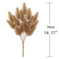 ราคา ช่อดอกไม้พลาสติกสีทองต้นไม้ประดิษฐ์ดอกไม้ปลอมสำหรับตกแต่งคริสต์มาสการตกแต่งบ้านเครื่องประดับปีใหม่เครื่องประดับโต๊ะแจกันเครื่องประดับ (20171922056)