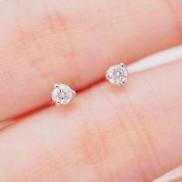 ราคา พร้อมส่ง ต่างหูเพชรแท้ ทองคำแท้9K ทอง37 5 เพชรแท้น้ำ100 เบลเยี่ยมคัต 9KPE1190 (16151924686)