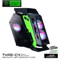 ราคา เคส EGA TYPE C4 GAMING PC CASE Size M มีให้เลือก 5 สี Free พัดลม TYPE 2 3 ตัว ใช้งานง่าย ของแท้ประกันศูนย์ 1 ปี (6612316290)
