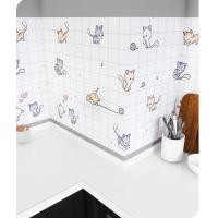 ราคา ขนาด60cm 3เมตร สติ๊กเกอร์ติดห้องครัว สติ๊กเกอร์กันน้ำมันกระเด็น วอลเปเปอร์ติดผนัง ติดง่ายมีกาวในตัว กันน้ำ กันเชื้อรา ทนความร้อน (11365969309)