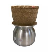 ราคา ชุดนึ่งข้าวเหนียว หม้อเบอร์ 2224 หวดมวย พร้อมตะหลิวไม้ไผ่ (13658538044)