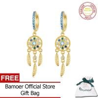ราคา BAMOER ต่างหูที่แขวนสไตล์โบฮีเมียนตาข่ายดักฝันสำหรับผู้หญิง925เงินสเตอร์ลิง SCE713ของขวัญเครื่องประดับแฟชั่น (18927835451)