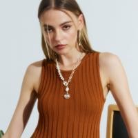 ราคา knitCircle APPROVAL Top 3สี Office collection เสื้อไหมพรมแขนกุด ทรงหางปลา ชายเสื้อหน้าสั้นหลังยาว เนื้อผ้าทิ้งตัว มีน้ำหนัก (20426769730)