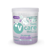 ราคา V care วีแคร์ สำลีกระดาษ ขนาดเล็ก 150 ก้าน และ ขนาดจัมโบ้ 110 ก้าน 1 กระปุก (11537948484)