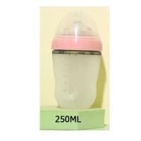 ราคา กรุงเทพจัดส่งสินค้า ขวดนมเสมือนเต้านมแม่ ขนาด 5oz 8oz จุกนมไม่ดูดไม่ไหล ขวดนม ขวดนมคอกว้าง (20895785870)