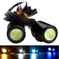 ราคา 2ชิ้น ไฟตาแมวมีข้าง 12V 3W ไฟเลี้ยวแต่ง ไฟส่องป้ายทะเบียน (17879798006)