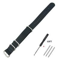 ราคา สไตล์ใหม่สายนาฬิกา Nato 18มม 20มม 22มม ของแท้นาฬิกาหนัง Band แฟชั่น NATO สายหนังสมาร์ทวอตช์สายไนลอนอะไหล่นาฬิกา18 20 22มม กว้าง (19842184829)