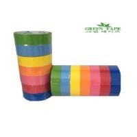 ราคา TPS Green Tape เทปกระดาษกาวย่นสี ขนาดหน้ากว้าง 1 นิ้ว ยาว 20 หลา คละ 8 สี เขียวฟ้าเหลืองส้มชมพูแดงดำ และน้ำเงิน บรรจุ 8 ม้วนต่อแพ็ค (368668259)