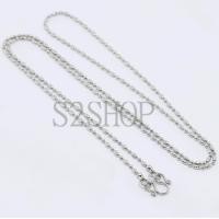 ราคา s2shop สร้อยคอสแตนเลสแท้ สร้อยคอพระ ลายเม็ดข้าว ห้อยพระได้ 1 องค์ ความกว้า 1 มม ความยาว 16 18 20 22 24 นิ้ว No 5649 (1038792674)