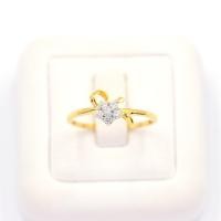 ราคา Happy Jewelry แหวนดอกพิกุล ประดับด้วยริบบิ้น สวยๆ น่ารักไปอีก ทองแท้ 9k 37 5 เพชรเกสร ME951 (17017739014)