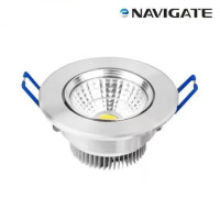 ราคา โคมดาวน์ไลท์ แอลอีดี Navigate LED Downlight COB มีให้เลือก 3W 5W 7W 9W 12W หน้ากลม ปรับองศาได้ ให้ความสว่างสูงถึง 80 ลูเมนต่อวัตต์ (13793165700)