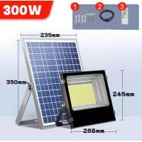 ราคา ไฟสปอตไลท์ ไฟโซล่าเซลล์ Solar Light led กันน้ำ Solar cell 50W 200W 300W 400W 500W 600W ใช้พลังงานแสงอาทิตย์ (7656859759)
