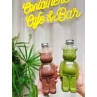 ราคา ขวดพลาสติก ฝาปิด ทรงหมียืน ขวดชานม ขวดใส่น้ำ น่ารักเก๋ๆ พร้อมส่ง (20603635787)