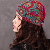 ราคา หมวกแมวปักลายดอกไม้สไตล์วินเทจชนเผ่า3สีสไตล์วินเทจสไตล์ฤดูใบไม้ผลิและฤดูใบไม้ร่วง (17110477542)