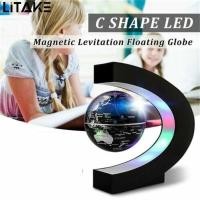 ราคา ลูกโลกลอยได้ด้วยแม่เหล็กไฟ LED สีรูปตัว C แบบลอยน้ำได้ดาวเคราะห์บอลลูกโลกสำหรับเป็นของขวัญสำนักงานบ้านตกแต่งโต๊ะ (19845302207)