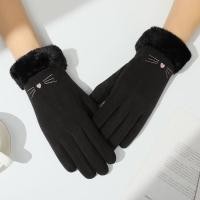 ราคา ถุงมือกันหนาวผู้หญิง ผ้าหนังนิ่ม ส่งจากไทย ทัชสกรีน บุขน เนื้อนุ่ม (15923252995)