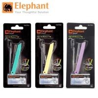 ราคา เครื่องเย็บ ลวดเย็บ Elephant คละสี ตราช้าง รุ่น No 10 Retro Y2 (10138576091)
