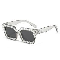 ราคา Bros Woo Western Trend Diamond Print Square Sunglasses Anti Uv Luxury Fashion Shades For Women (20946396906)