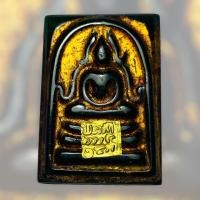 ราคา พระสมเด็จพิมพ์ซุ้มชินราช หลังเรียบเนื้อหยกเขียวลงรักปิดทองแท้ (13454919761)