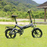 ราคา Electric bicycle 100กิโลเมตร รถจักรยานไฟฟ้าNAKXUS12นิ้ว โช้คอัพจักรยานเบาในเมือง foldable mini 12 inches (14400493531)