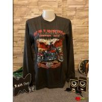 ราคา เสื้อยืดสีพื้นแขนยาวสกรีนลายหน้าหลัง สไตล์วินเทจ เสื้่อยืดสกรีนลายหน้าหลัง วินเทจ 90s (14983754820)