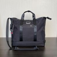 ราคา 2023 New TUMI Tuming large capacity mens portable travel bag 2203152 Alpha3 ballistic nylon casual shoulder bag (19505108464)