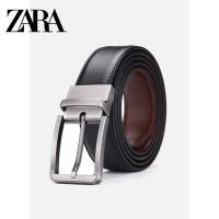 ราคา zara belt mens leather belt mens youth business double sided pin buckle belt versatile Korean style young man belt JYUE (20472215272)