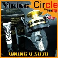 ราคา รอกตกปลา รอกสปินนิ่ง VIKING V SERIES BLACK GOLD แถมฟรี จาระบี VIKING REEL LUBE (11086752020)