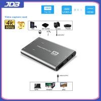 ราคา HDMI ไปยัง USB 3 0 4K การ์ดบันทึก1080P 60fps ความละเอียดสูงเครื่องบันทึกวีดีโอเครื่องบันทึกใช้สำหรับเกมจับ OBS Real Time การ์ดบันทึกเหมาะสำหรับโทรศัพท์มือถือPS4สวิทช์โฮสต์คอมพิวเตอร์แท็บเล็ตกล่องรับสั