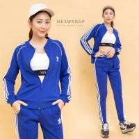 ราคา Set ชุดวอร์ม Adidas S 5XL ปลายขาซิป สวมใส่สบาย ชุดออกกำลังกาย ชุดขึ้นเครื่อง ชุดกีฬา ชุดใส่เที่ยว ชุดคู่เพื่อน ธีมกีฬา (15997542913)