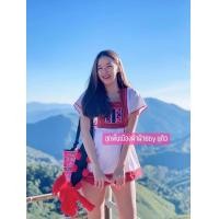 ราคา ชุดดอย ชุดเหนือ ชุดพื้นเมืองผ้าฝ้าย แต่งแถบผ้าทอมือสีแดง อกงานปักมือ สไตล์ดั้งเดิมล้านนา (16240585808)