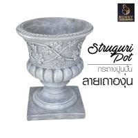 ราคา กระถางลายเถาองุ่นโรมัน กระถางปูนปั้น จัดสวน ประดับสวน แต่งสวน Bunny Brown (12223812584)