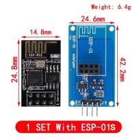 ราคา ESP8266 ESP 01 ESP01 Serial Wireless WIFI Module For Arduino Transceiver Receiver Adapter Board Raspberry Pi UNO R3 One 3 3V 5V (19967062340)