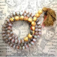 ราคา สร้อยประคำหยก 108 เม็ด ประคำ 10 มิล ปะคำวรรณะหยกสีขาว ประคำสมเด็จม้วน ประคำแก้วมณีโชติ กรุวังหน้า วัดพระแก้ว สำหรับการปฎิบัติวิปัสนากรรมฐาน สวดมนต์ นั่งสมาธิ (15642417858)