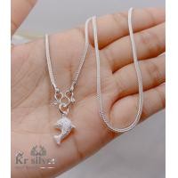 ราคา Kr silver สร้อยคอเงินแท้ พร้อมจี้เงินแท้ ปลาโลมา (8610547532)