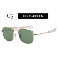 ราคา แฟชั่นใหม่นักบินแบรนด์ผู้ชายแว่นกันแดดนักออกแบบกองทัพอเมริกันออปติคอล AO แว่นตากันแดด AO8054 (17161928887)