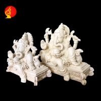 ราคา พระพิฆเนศ ประทานพร ปางเสวยสุข เทพเจ้าแห่งความสำเร็จ ด้วยท่าทางที่สบายที่สุด สีขาวงา (11255681189)