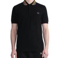 ราคา FRED PERRY คอปกผู้ชาย POLO ลำลองธุรกิจ T เสื้อใส่สบายระบายอากาศ (19797354630)