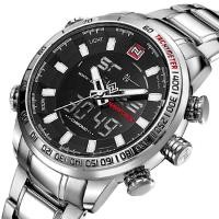 ราคา NAVIFORCE นาฬิกาดิจิทัลชายรุ่น NF9093นาฬิกาสปอร์ตอนาล็อกดิจิทัล Relogio Masculino สเตนเลสสตีล (9993268658)